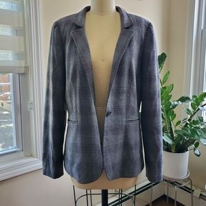 Tahari Arthur S. Levine Plaid Blazer